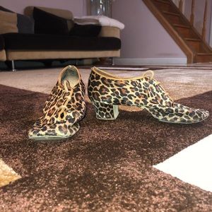 Practice dance shoes